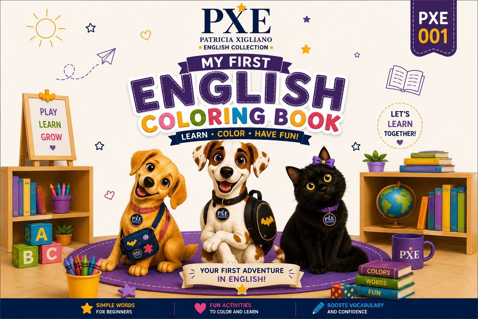 My First English Coloring Book